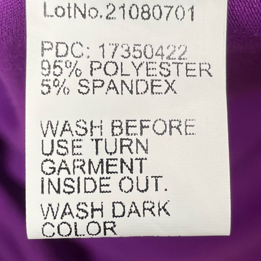 Maternity Lace Purple Wrap Light Weight Robe Size XL - Picture 10 of 11
